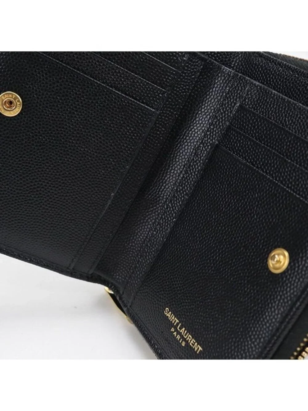 Saint Laurent Bifold Wallet Cassandra Leather - Picture 6 of 10